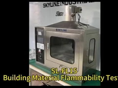 EN 11925-2 터치 스크린 제어 기능이 있는 건축물 연화성 검사기