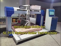 침대 매트리스 가장자리 내구성 테스트 기계 가장자리의 내구성 테스트 EN 1725 1998