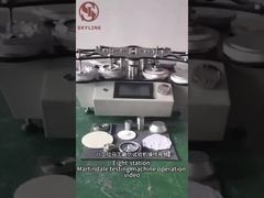 4 테스트 스테이션 SATRA TM31 44mm Abrasion 머리와 Martindale Abrasion Tester