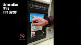 자동차 케이블 가연성 시험기 ISO 6722