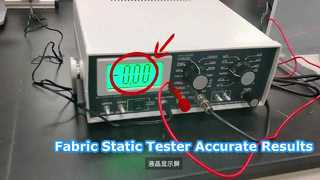 패브릭 정적 테스터 EN 1149 EN 1149-2 AATCC 76
