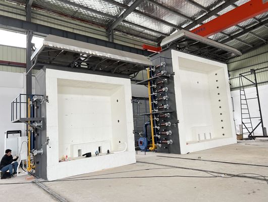 주문 벽 일부를 지니는 비 하중을 위한 BS EN 1365년 수직로 내화 시험 온라인 제조