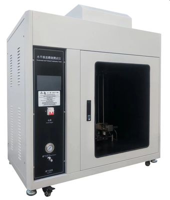 주문 UL94 Flammability Testing Equipment with 700℃ Heating Temperature Compliance with IEC 60695-11-4 Horizontal and Vertical Flammability Tester 온라인 제조