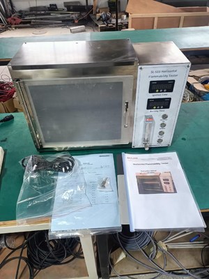 주문 ISO 3795 ASTM D5132 Horizontal Flammability Tester with 38mm Fire Height for Textile and Automotive Testing 온라인 제조
