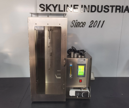 주문 Vertical Combustion Tester for Flame Retardant Textiles with 16CFR1615/1616 Compliance 40±2mm Flame Height and 12s Burning Time 온라인 제조