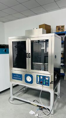 주문 BS 5852 스테인리스 스틸 프레임 35mm 불 높이와 450X450X300mm 테스트 지그를 가진 불화성 검사기 온라인 제조