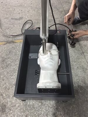 주문 안경 렌즈 충격 검사기 16mm 강철 공 1.27M 높이와 ANSI Z87.1 준수 온라인 제조