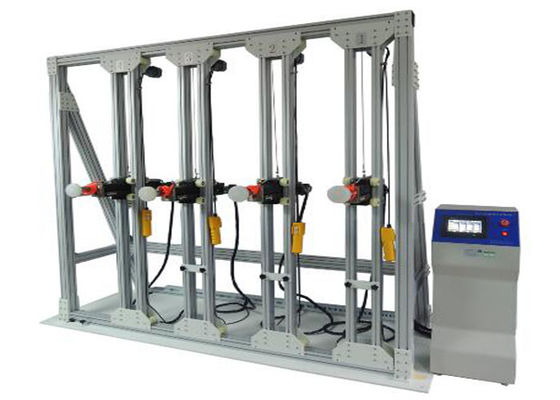 주문 ISO8124-4 PLC + 터치스크린 Alu 재료 시험 구조를 가진 수평한 돌격 검사자 온라인 제조