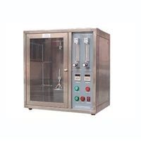 ISO3582 관계되는 연소 재산 평가에 거품을 위한 수직 수평한 연소 시험 기계