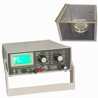 EN 1149-1 직물 재료 저항성 검사장면 및 부피 저항성 테스트 장비