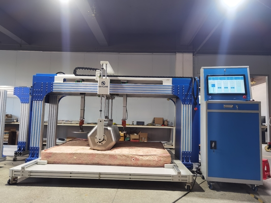 ASTM 헥사고널 롤러 매트리스 테스트 머신 10~20번/분 시험 속도와 500mm 스트로크